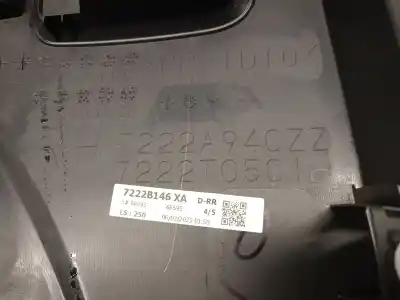 Автозапчастина б/у обликка задніх правіх дверей для mitsubishi mirage / space star vi fastback (a0_a) 1.2 посилання на oem iam 7222a940zz  7222a940xa