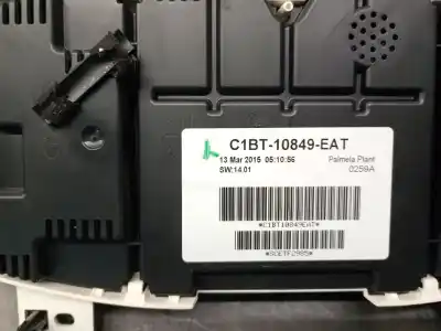 Pièce détachée automobile d'occasion compteur de vitesse tableau de bord pour ford fiesta vi (cb1, ccn) 1.25 références oem iam c1bt10849eat  2086524