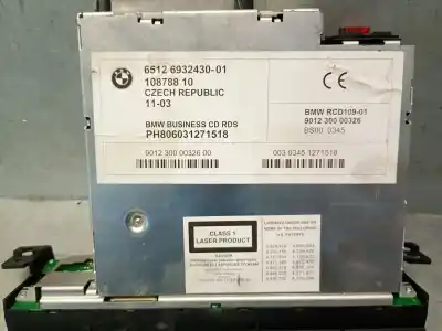 Pezzo di ricambio per auto di seconda mano impianto audio / radio cd per bmw 3 (e46) 320 d riferimenti oem iam 65126932430  65126932430