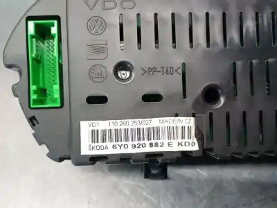 İkinci el araba yedek parçası enstrüman paneli için skoda fabia i (6y2) 1.4 tdi oem iam referansları 6y0920882e  6y0920882e