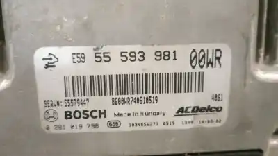 Second-hand car spare part ecu engine control for opel corsa d (s07) 1.3 cdti (l08, l68) oem iam references 55593981 0281019798 bosch 