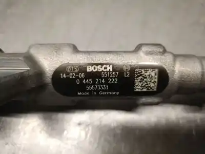 Pezzo di ricambio per auto di seconda mano rampa iniettori per opel corsa d (s07) 1.3 cdti (l08, l68) riferimenti oem iam 55573331 0445214222 bosch 817047