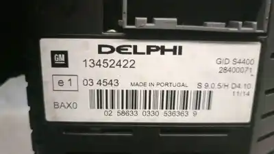 Автозапчастина б/у багатофункційний дисплей для opel corsa d (s07) 1.3 cdti (l08, l68) посилання на oem iam 13452422  1236151