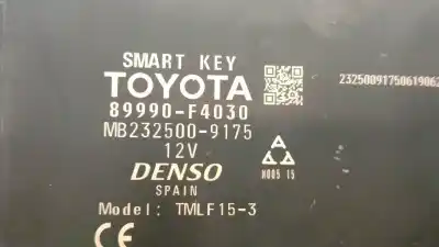 Second-hand car spare part electronic module for toyota c-hr (_x1_) 1.8 hybrid (zyx10_, zyx11_) oem iam references 89990f4030 mb2325009175 denso 89990f4030