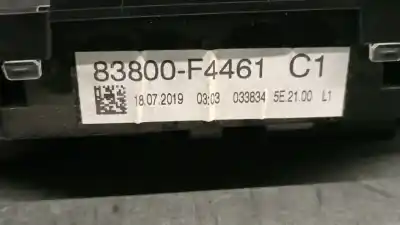 Автозапчастина б/у панель інструментів для toyota c-hr (_x1_) 1.8 hybrid (zyx10_, zyx11_) посилання на oem iam 83800f4461  83800f4461