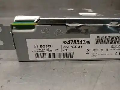 Second-hand car spare part audio system / radio cd for opel corsa f corsa-e (68) oem iam references 9847854380 7503900947 bosch 