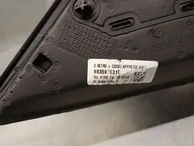 Автозапчастина б/у правий задний огляд для opel corsa f corsa-e (68) посилання на oem iam 983597631t  