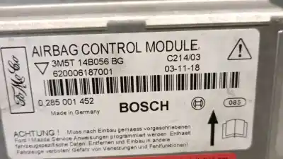 Автозапчастина б/у блок управління подушками безпеки для ford focus c-max (dm2) 1.6 tdci посилання на oem iam 3m5t14b056bg 0285001452 bosch 