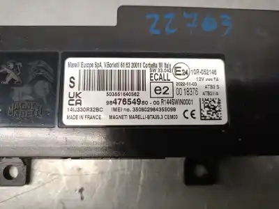 Автозапчасти б/у электронный модуль за opel corsa f corsa-e (68) ссылки oem iam 9847654980  