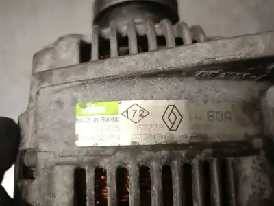 Автозапчастина б/у генератор для renault clio ii fase i (b/cbo) 1.6 initiale (b/cbod) 90 cv / 66 kw посилання на oem iam 7700429042 2542275a valeo 7700869600