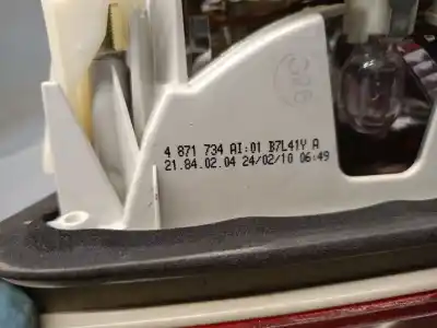 Second-hand car spare part right tailgate light for bmw 3 (e90) 320 d oem iam references 4871734  63217289428