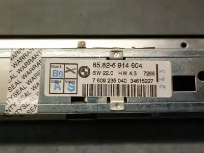 Second-hand car spare part climate control for bmw x5 (e53) 3.0 d oem iam references 65826914604  65826914604