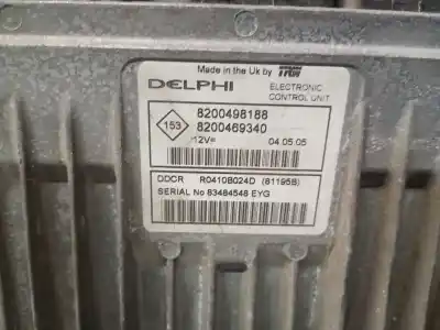 Second-hand car spare part ecu engine control for renault scénic ii (jm0/1_) 1.5 dci (jm02, jm13) oem iam references 8200498188  8200498188