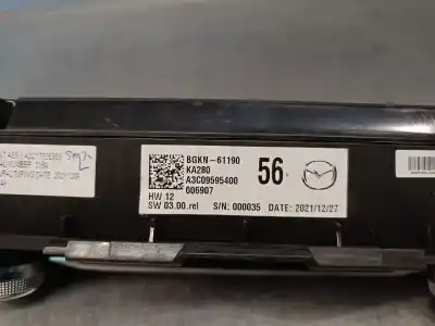 Автозапчастина б/у клімат-контроль для mazda 3 fastback (bp) 2.0 skyactiv-g m hybrid посилання на oem iam bgkn61190  