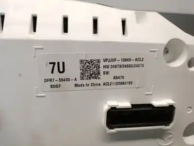 Second-hand car spare part dashboard for mazda 3 fastback (bp) 2.0 skyactiv-g m hybrid oem iam references dfr755430a  