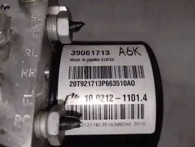 Pezzo di ricambio per auto di seconda mano abs per opel zafira tourer c (p12) 1.6 cdti (75) riferimenti oem iam 39061713 1002121104 ate 39061712