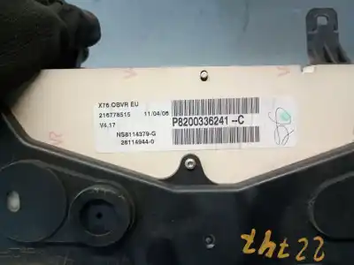 Recambio de automóvil de segunda mano de cuadro instrumentos para renault kangoo (kc0/1_) 1.5 dci (kc07) referencias oem iam p8200336241c  p8200336241c