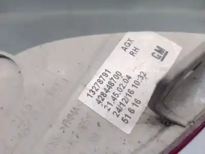 Автозапчастина б/у бампер задній правий для opel zafira tourer c (p12) 1.6 cdti (75) посилання на oem iam 13278791  1222332