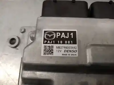 Second-hand car spare part ecu engine control for mazda 3 fastback (bp) 2.0 skyactiv-g m hybrid oem iam references paj118881 mb2798003442 denso 