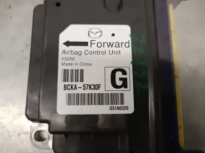 Second-hand car spare part airbag control unit for mazda 3 fastback (bp) 2.0 skyactiv-g m hybrid oem iam references bcka57k30f  