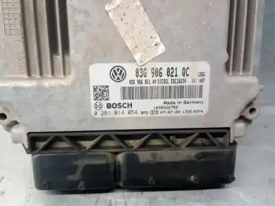 Автозапчастина б/у ебу контролер двигуна для volkswagen golf plus v (5m1, 521) 2.0 tdi 16v посилання на oem iam 03g906021qc 0281014054 bosch 03g906021qc