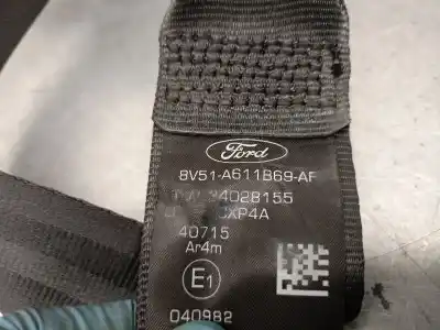 Автозапчастина б/у задній лівий ремін безпеки для ford fiesta (cb1) motor 1.6 ltr. - 70 kw tdci cat посилання на oem iam 8v51a611b69af 64028155 trw 1814670