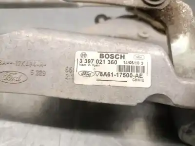 Автозапчастина б/у двигатель передніх склоочисників для ford fiesta (cb1) motor 1.6 ltr. - 70 kw tdci cat посилання на oem iam 8a6117500ae 3397021360 bosch 1753741