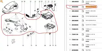 Second-hand car spare part heating control unit for renault zoe (bfm_) zoe oem iam references 295e39359r  295e30096r
