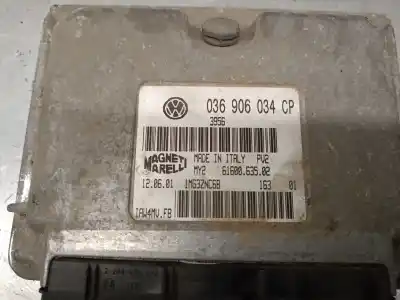 Автозапчастина б/у ебу контролер двигуна для seat toledo ii (1m2) 1.6 16v посилання на oem iam 036906034cp 6160063502 magneti marelli 