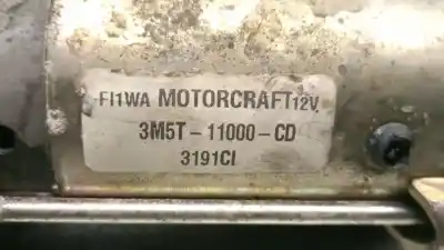 Peça sobressalente para automóvel em segunda mão motor de arranque por ford focus c-max (cap) 1.6 tdci cat referências oem iam 3m5t11000cd fi1wa motorcraft 