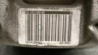 Автозапчасти б/у задний правый тормозной суппорт за opel corsa f corsa-e (68) ссылки oem iam 9819059480 0204l69450 1608998980