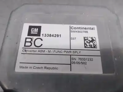 Автозапчастина б/у електронний модуль для opel zafira tourer c (p12) 1.6 cdti (75) посилання на oem iam 13384291  