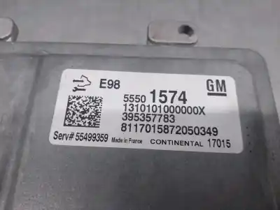 Автозапчастина б/у ебу контролер двигуна для opel zafira tourer c (p12) 1.6 cdti (75) посилання на oem iam 55501574  