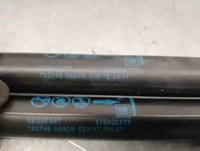 Автозапчастина б/у амортизатор капота для opel zafira tourer c (p12) 1.6 cdti (75) посилання на oem iam 315005777  1180057