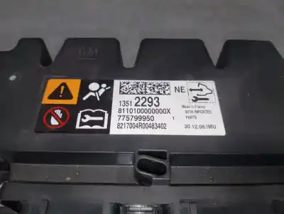 Автозапчастина б/у блок управління подушками безпеки для opel zafira tourer c (p12) 1.6 cdti (75) посилання на oem iam 13589689 775799950 
