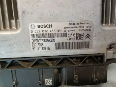 Recambio de automóvil de segunda mano de centralita motor uce para citroen c4 picasso ii 1.6 bluehdi 120 referencias oem iam 9814182680 0281032456 bosch 9814182680