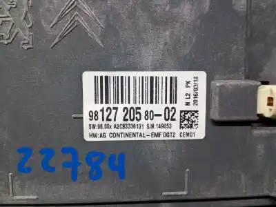 Автозапчастина б/у багатофункційний дисплей для citroen c4 picasso ii 1.6 bluehdi 120 посилання на oem iam 9812720580  9812720580