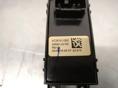 Second-hand car spare part right front power window switch for kia cee'd (jd) 1.6 crdi 136 oem iam references 93580a2100  93580a2100wk