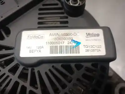 Автозапчастина б/у генератор для ford fiesta vi (cb1, ccn) 1.6 tdci посилання на oem iam av6n10300dc 2612672a valeo 1904972