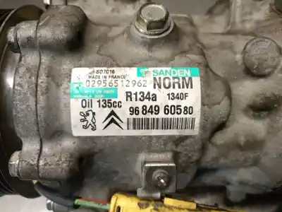 Pezzo di ricambio per auto di seconda mano compressore aria condizionata per citroen c4 picasso i monospace (ud_) 2.0 hdi 138 riferimenti oem iam 9684960580 sd7c16 sanden 6453zl