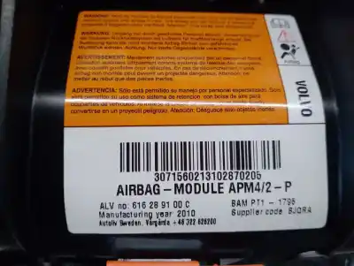 Автозапчастина б/у передня права подушка безопасности для volvo v60 i (155) d3 / d4 посилання на oem iam 616289100c  30715602