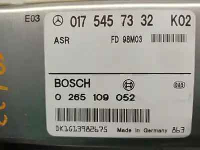 Автозапчастина б/у блок управління asr для mercedes clase e (w210) e 320 (210.065) посилання на oem iam 0175457332 0265109052 bosch 