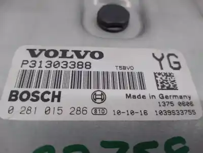 Second-hand car spare part ecu engine control for volvo v60 i (155) d3 / d4 oem iam references 31303388 0281015286 bosch 