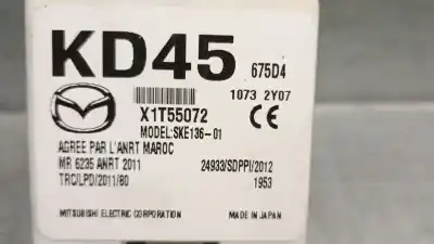 Pièce détachée automobile d'occasion module électronique pour mazda cx-5 (ke, gh) 2.2 d (ke2fw) références oem iam kd45675d4  kd45675d4