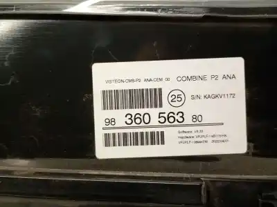 Second-hand car spare part dashboard for peugeot 2008 ii (ud_, us_, uy_, uk_) 1.5 bluehdi 110 (udyhsk) oem iam references 9836056380  9836056380