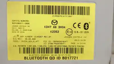 Автозапчастина б/у електронний модуль для mazda cx-5 (ke, gh) 2.2 d (ke2fw) посилання на oem iam kd4766dh0a  kd4766dh0a