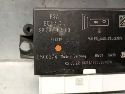 Автозапчастина б/у електронний модуль для peugeot 2008 ii (ud_, us_, uy_, uk_) 1.5 bluehdi 110 (udyhsk) посилання на oem iam 9838793580  9838793580