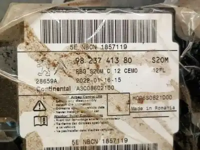 Автозапчастина б/у блок управління подушками безпеки для peugeot 2008 ii (ud_, us_, uy_, uk_) 1.5 bluehdi 110 (udyhsk) посилання на oem iam 9823741380  9823741380