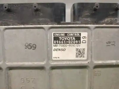 Second-hand car spare part ecu engine control for toyota auris (_e15_) 2.0 d-4d (ade150_) oem iam references 8966102d91 mb1758009590 
