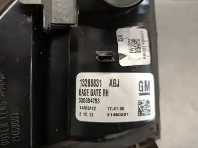 Автозапчасти б/у правый задний фонарь за opel zafira tourer c (p12) 2.0 cdti (75) ссылки oem iam 13288831  1222326